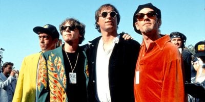 Alternative rock legends R.E.M. in the early '90s.