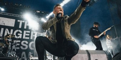 US mathcore band The Dillinger Escape Plan performing live