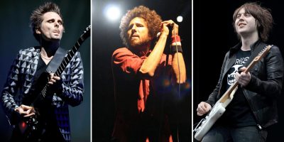 TV Muse's Matt Bellamy, Rage Against The Machine's Zach de La Rocha, and The Vines' Craig Nicholls, artists who played crazy television performances