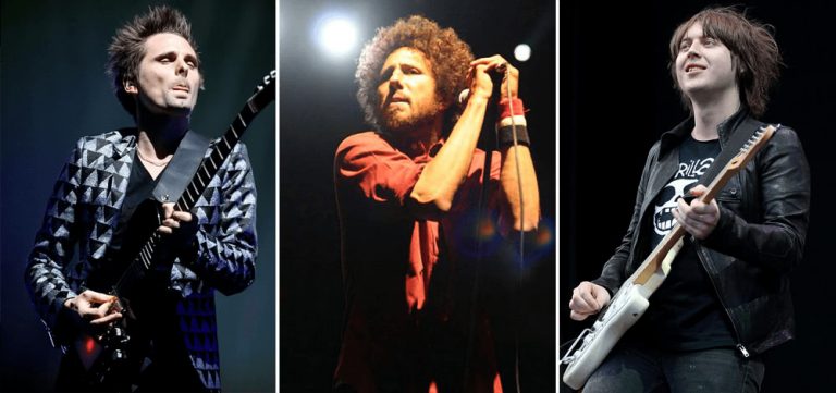 TV Muse's Matt Bellamy, Rage Against The Machine's Zach de La Rocha, and The Vines' Craig Nicholls, artists who played crazy television performances