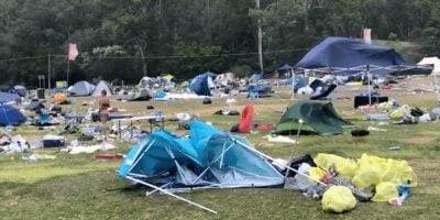 The site of the Lost Paradise festival.