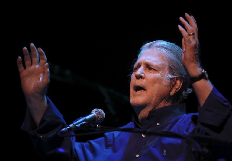 The Beach Boys' Brian Wilson performing live