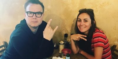 Blink-182's Mark Hoppus and Gold Coast singer-songwriter Amy Shark