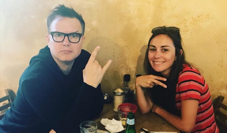 Blink-182's Mark Hoppus and Gold Coast singer-songwriter Amy Shark