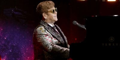 Music legend Elton John performing live