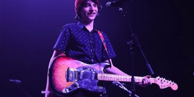 Finn Wolfhard of 'Stranger Things' and Calpurnia, who recently covered the Velvet Underground, performing live.