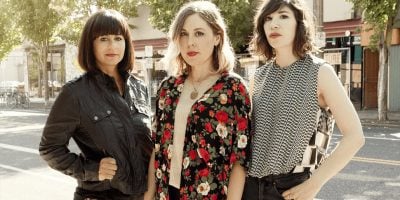 Members of US rock band Sleater-Kinney