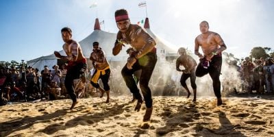 Image of performers at the 2017 edition of Boomerang Festival