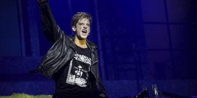 Actor Linden Furnell in the Australian production of 'American Idiot'