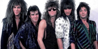 Legendary hair-metal band Bon Jovi, pictured here, doing justice to the genre's name