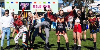 Punters at the Canberra leg of Groovin The Moo 2017