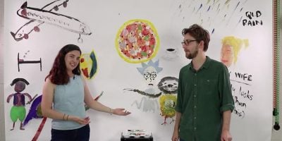 Jen and Sam from Ball Park Music answer all our questions with their artistic talent.