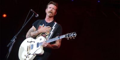 Eagles Of Death Metal's Jesse Hughes performing live