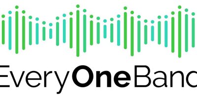 Logo for EveryOneBand, the world's largest band