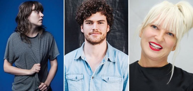 Courtney Barnett, Vance Joy, and Sia, three of Australia's biggest modern musical exports.