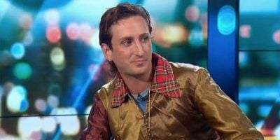 Kirin J Callinan taking part in an interview with The Project.