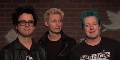 Image of Green Day from 'Jimmy Kimmel Live!''s 'Celebrities Read Mean Tweets segment