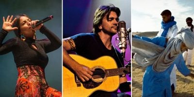 Ana Tijoux, Juanes, and Tinariwen, three artists who don't primarily sing in English.