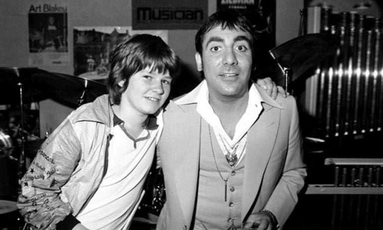 Zak Starkey and Keith Moon