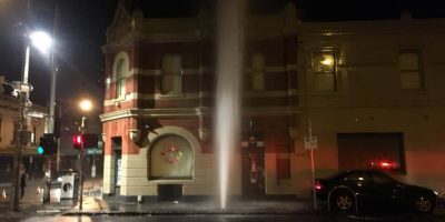 Image of the flooded Brunswick Hotel in Melbourne