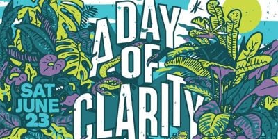 Artwork for Adelaide's A Day Of Clarity Festival, organised by Clarity Records