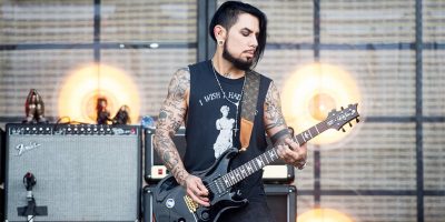Jane's Addiction guitarist Dave Navarro performing live