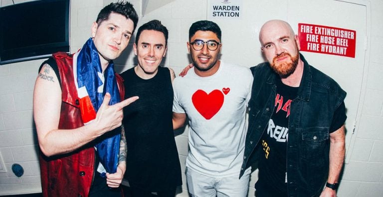 Aussie producer Rojdar with Irish rockers The Script