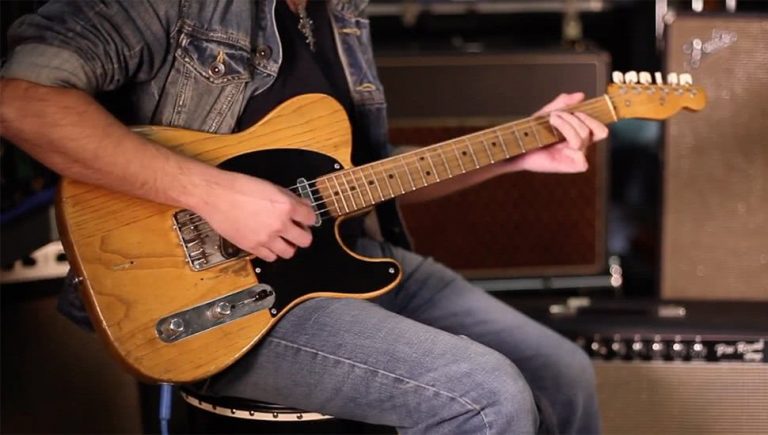 'Jimbo', the first professional guitar owned by Stevie Ray Vaughan