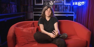 Screenshot of Courtney Barnett hosting 'Rage'