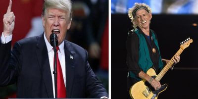 Donald Trump and Keith RIchards