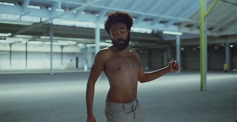 A screenshot from Childish Gambino's 'This Is America' music video.