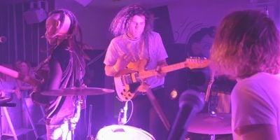 A screenshot from the video for Nelipot's 'Hudson Lane'