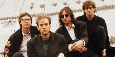Alt-rock band R.E.M. pictured in the early '90s