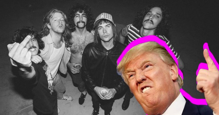 Sticky fingers Donald Trump