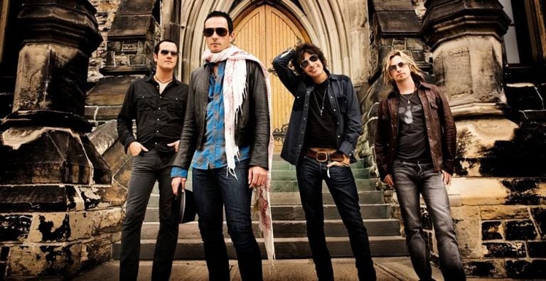 Classic lineup of US rock band Stone Temple Pilots