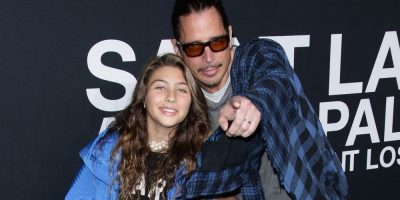 Chris Cornell and his daughter Troi