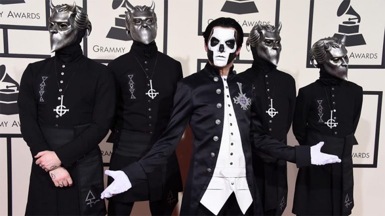 Swedish heavy metal band Ghost