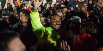 US hip-hop artist Kanye West