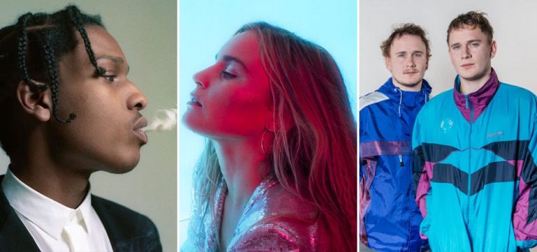 A$AP Rocky, Jack River, and Cosmo's Midnight, three of this week's most-played acts on triple j