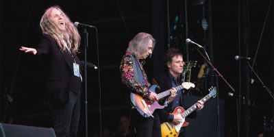 Patti Smith performing live at London's All Points East festival