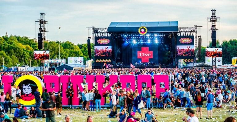 Live performing at the 2017 edition of PinkPop