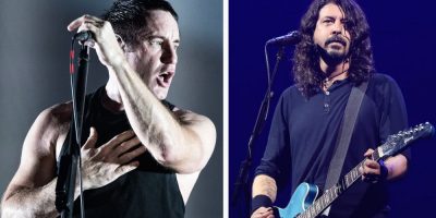 Trent Reznor and Dave Grohl