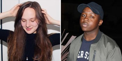 2 panel image of triple j Unearthed High winners Gretta Ray and Arno Faraji