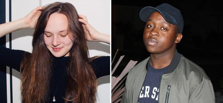 2 panel image of triple j Unearthed High winners Gretta Ray and Arno Faraji