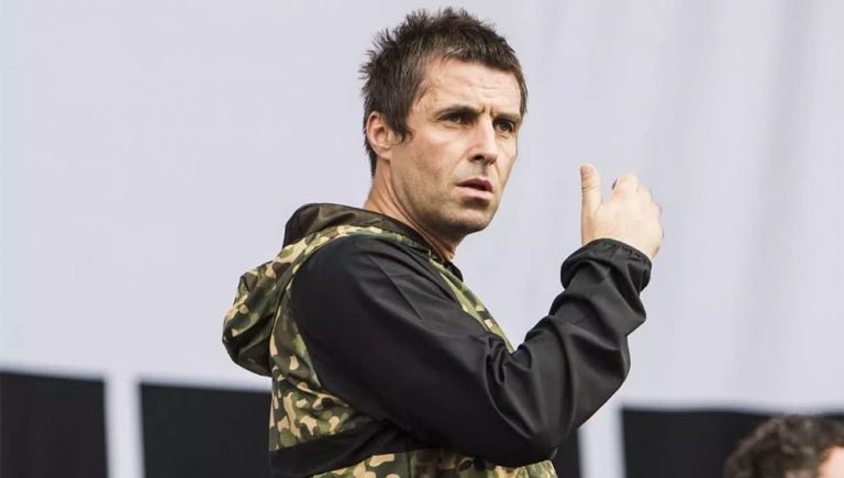 Liam Gallagher performing live