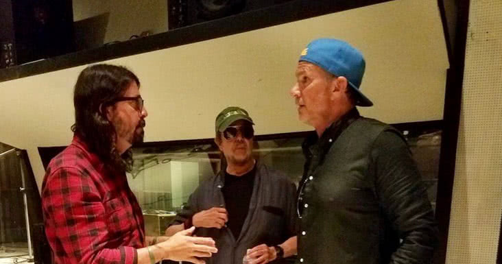 Dave Grohl and Chad Smith