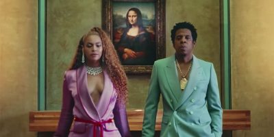 Jay-Z and Beyoncé at the Louvre for their 'Apeshit' video.