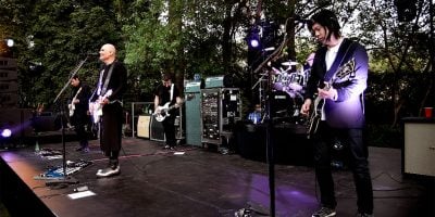 The Smashing Pumpkins performing at their 1979 House Party