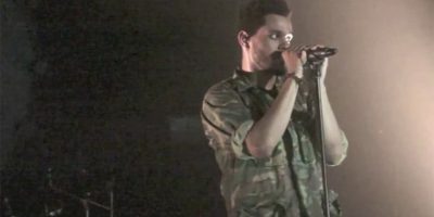 Abel Tesfaye, performing as The Weeknd for the first time