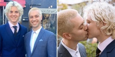 Images from Cub Sport's Tim and Sam's wedding over the weekend